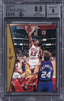 2000-01 SP Authentic Buybacks 94-95 SP Autograph #BB9 Michael Jordan Signed Card (#04/23) – BGS NM-MT+ 8.5/BGS 8